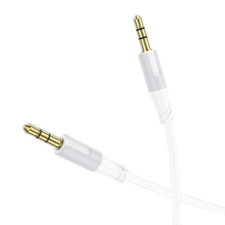 Borofone Cable BL19 Creator - jack 3,5mm to jack 3,5mm - 1 metre white