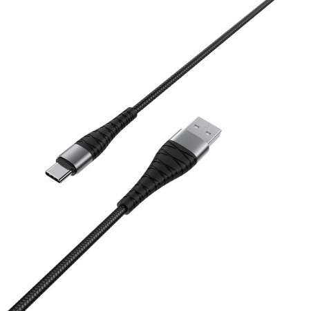 Borofone Cablu BX32 Munificent - USB to Tip C - 5A 1 metre Negru
