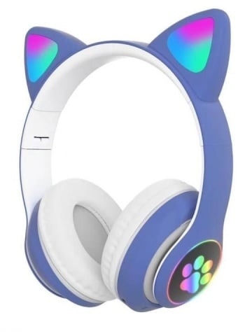 Casti Wireless pentru Copii Smartix CAT cu lumini LED, Negru, AD2650 - Img 2