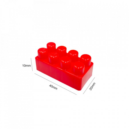 Cuburi constructii in rucsac, 320 piese/570g - ROBENTOYS - Img 4