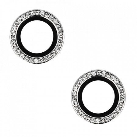Folie Sticla TempeRosu HARD DIAMOND pentru camera (LENS) pentru Iphone 14/14 Plus silver (2 pieces) - Img 3