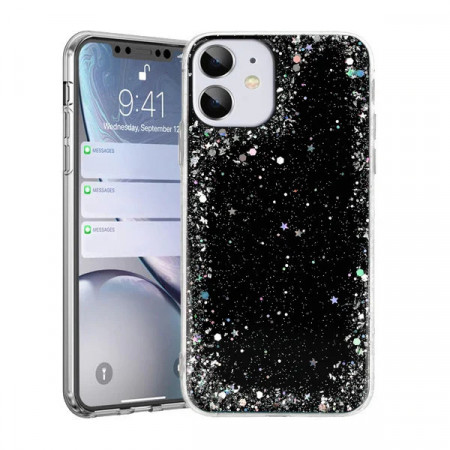 Husa pentru SAMSUNG GALAXY A02S, BRILLIANT, negru, SAMSA02SBRILLIANT-NEGRU