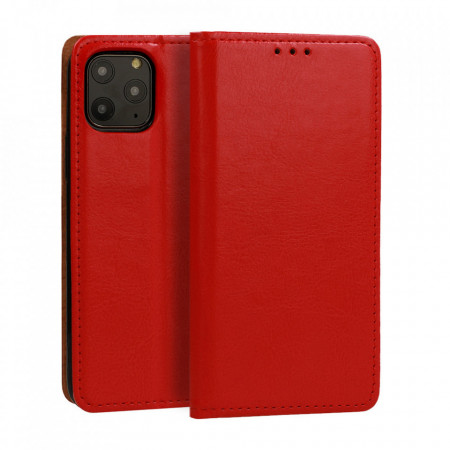Husa pentru SAMSUNG GALAXY A22 4G, rosu, (piele italiana originala) - Img 8
