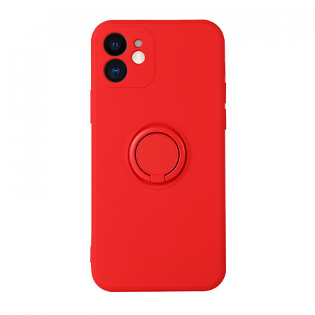 Husa pentru Xiaomi Redmi NOTE 10 5G / NOTE 10T 4G / 5G, Vennus Silicone cu inel, rosu - Img 5