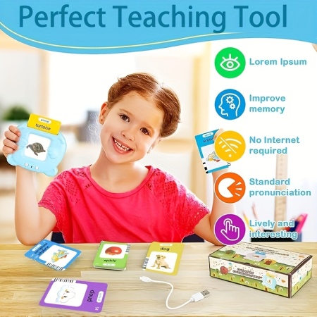 Jucărie Interactivă Educațională cu Încărcare USB – Distracție și Învățare pentru Copii, PMQH241695 - Img 2