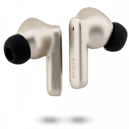 Original Bluetooth Earphones TWS GUESS GUTWST50ED + docking station Classic EST gold - Img 2