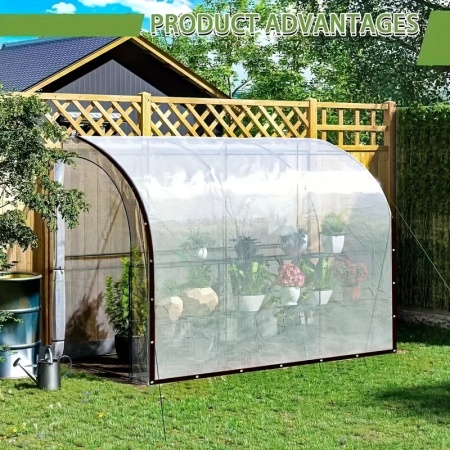 Prelata de PVC transparent de înaltă calitate cu ochiuri, diferite dimensiuni, PMEM251328 - Img 3