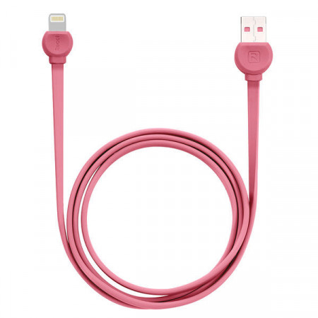 Recci Cablu Dot RCL-D100 - USB to Lightning - Fast Charging 1 metre Roz