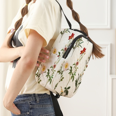 Rucsac damă Flaverina cu model flori – Stil casual și adorabil, TMVJ726028 - Img 4