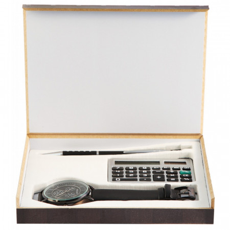 Set cadou, ceas, calculator si pix, Excellanc, PM2900216-001