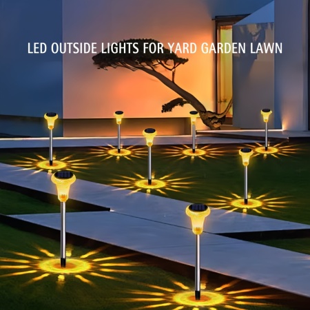 Set lămpi solare LED tip baston – Iluminat decorativ pentru alei și grădină, TMYA1205116 - Img 3