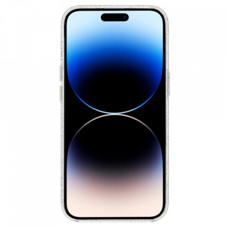 TEL PROTECT MagSilicone Clear Case for Iphone 15 Pro Glitter - Img 2