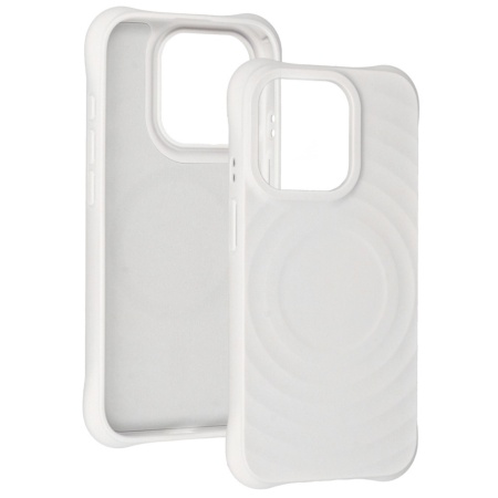 Tel Protect Wave Magsafe Case for Iphone 15 white - Img 3