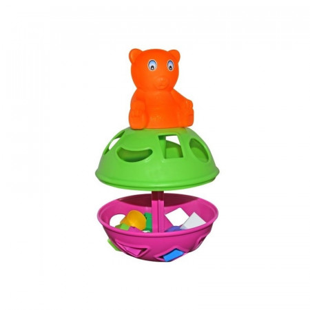 Ursulet educational cu ceas, 22x18 cm - Tupiko