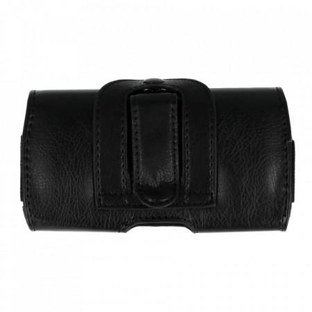 WONDER Belt Holster (SIZE 18) for Iphone 13 Pro Max/14 Pro Max/Samsung A14 5G/A34 5G/M23/M33/S23 Ultra/Xiaomi Redmi 9A black, leather
