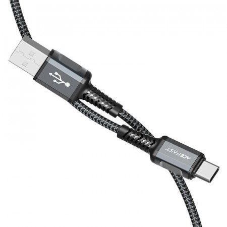 Acefast Cablu C1-04 - USB to Tip C - 3A 1,2 metri dark grey