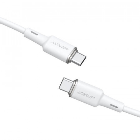 Acefast Cablu C2-03 - Tip C to Tip C - PD 60W 3A 1,2 metri alb