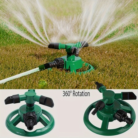 Aspersor de grădină cu 3 brațe rotative – 360° reglabil, TMJP121671 - Img 5