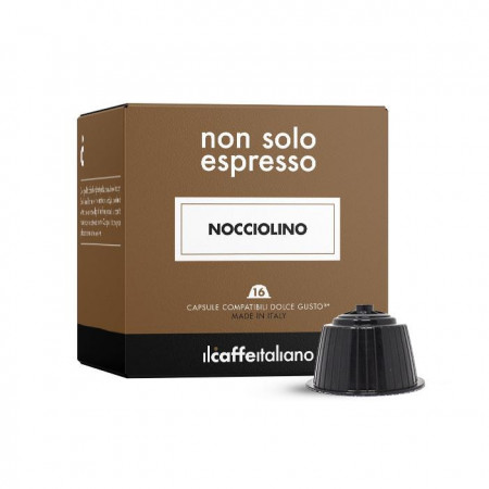 Capsule il caffe italiano Nocciolino, compatibile Dolce Gusto, 16 capsule, PMNCL48