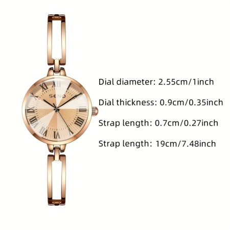 Ceas Quartz de dama, auriu, TMHR3273570 - Img 6