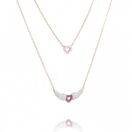 Colier fashion, placat cu aur 14K, PMNST15053