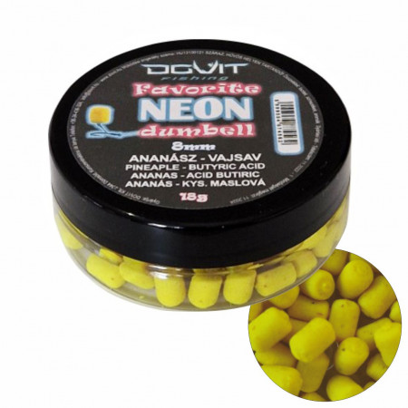 FAVORITE DUMBELL WAFTERS NEON 8MM - ANANAS CU ACID BUTIRIC