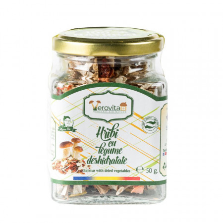 Hribi cu legume deshidratate 50g