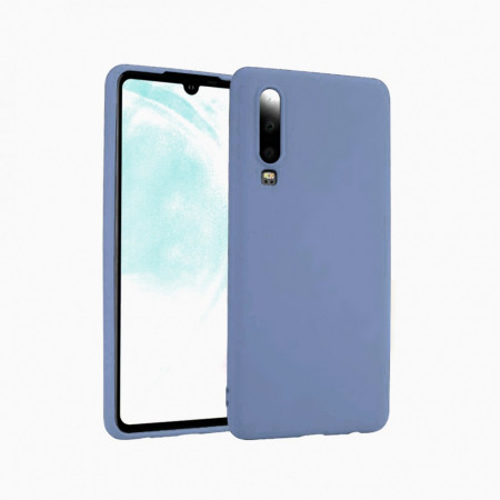 Husa Huawei Mate P30 Albastra Deschis din Silicon Premium Ultra Soft - Img 2