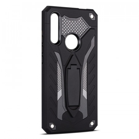 Husa Huawei P40 LITE E | Y7p - Military Defender Antisoc cu Suport Wide - Negru - Img 3