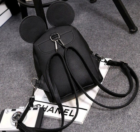 Mini Rucsac Dama Red Bow, negru, L302 - Img 3