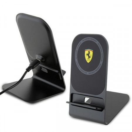 Original Induction Charger FERRARI 2023 Collection MagSafe 15W FEMFBMALK Negru - Img 3