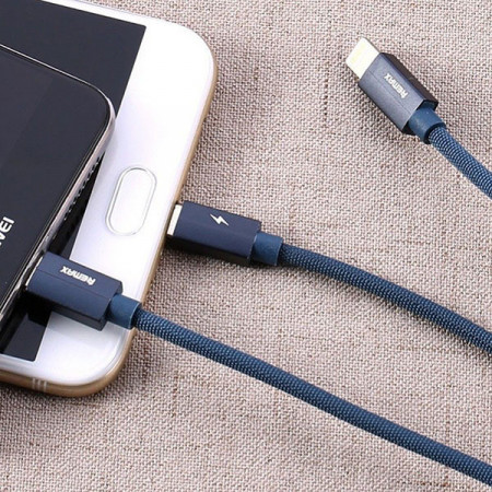 REMAX Cablu Kerolla RC-094th 3 in 1 - USB to Micro USB, Tip C, Lightning - Blue