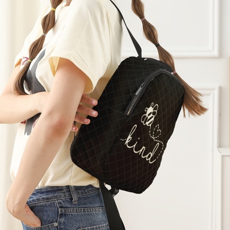 Rucsac damă Beea cu model Albinuta – Stil casual și adorabil, TMKX726495 - Img 6