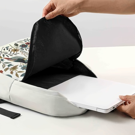 Rucsac Damă Birdie, cu Design Floral și Păsări – Stil Boho Chic, TMKP414235 - Img 3