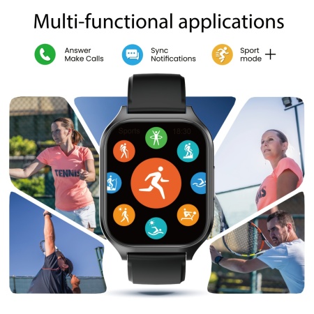 Smartwatch cu Ecran Tactil de 5.3 cm, TMKD2079351 - Img 6