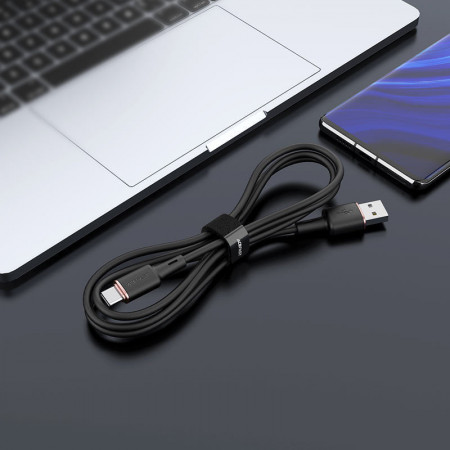 Acefast Cablu C2-04 - USB to Tip C - 3A 1,2 metri Negru - Img 2