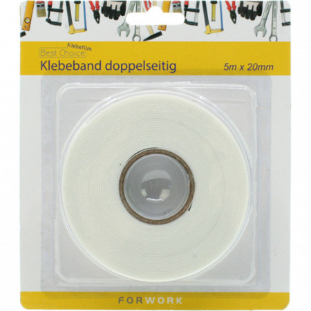Banda dublu adeziva 5m x 20mm, PM448093