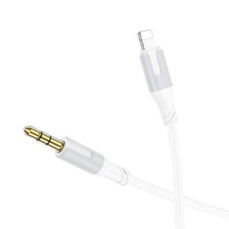 Borofone Cable BL19 Creator - jack 3,5mm to Lightning - 1 metre white