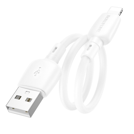 Borofone Cable BX93 Super Power - USB to Lightning - PD 20W 0,25 metres white