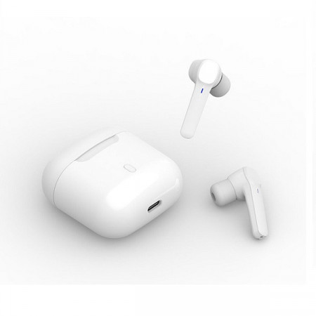 Casti fara fir, in-ear, stereo, Bluetooth 5.0, alb, TWS-6