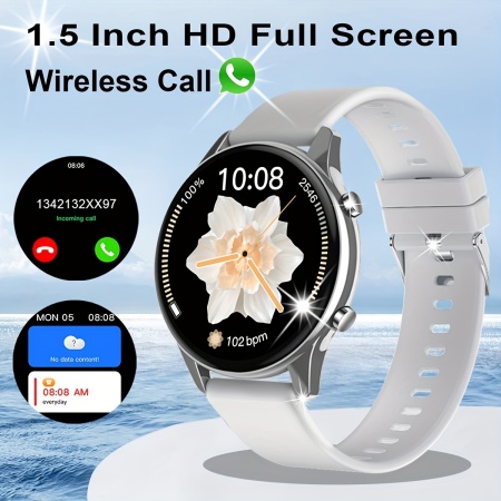 Ceas Smartwatch Elegant cu Ecran 3.81 cm – Design Unisex, Funcții Avansate pentru Sănătate și Fitness, PMQP192259 - Img 8
