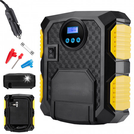 Compresor auto, 12V 120W, LED LCD, PM240203
