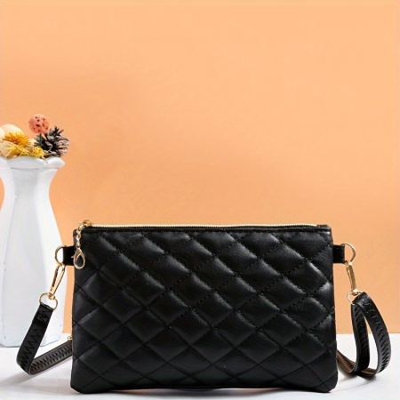 Geanta Crossbody, curea reglabila, inchidere cu fermoar, PMCU172945 - Img 4