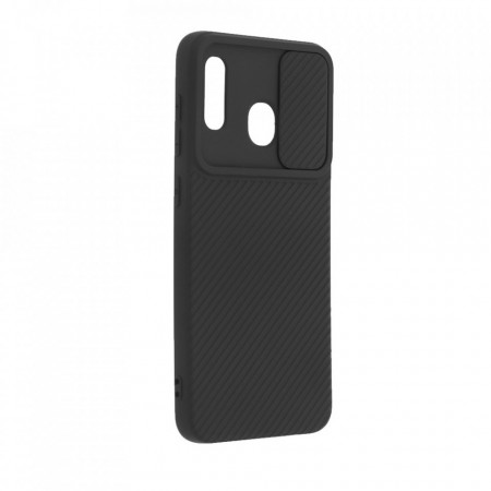 Husa Samsung Galaxy A30 - Silicon Antisoc cu Protectie Glisanta Pentru Camera - Negru - Img 4