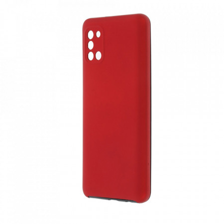 Husa Samsung Galaxy A31 - 360 Fully cu Spate din Policarbonat si Folie din Silicon - Rosu - Img 3