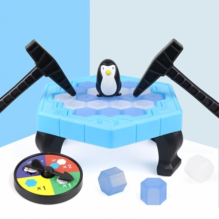 Jucarie interactiva cu tabla de lovit gheata, Salvati Pinguinii, PMXM03452