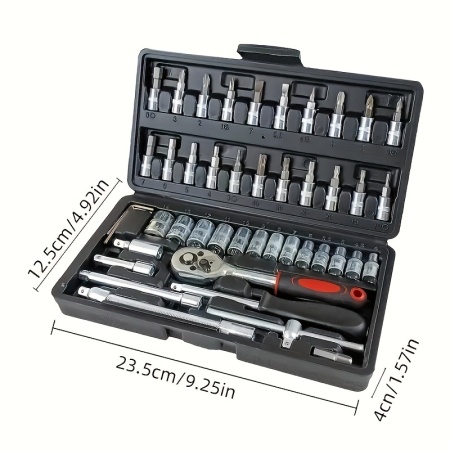 Kit de biti Torx durabil pentru reparatii auto si casnice, Include cutie de stocare, TMRF534220 - Img 3