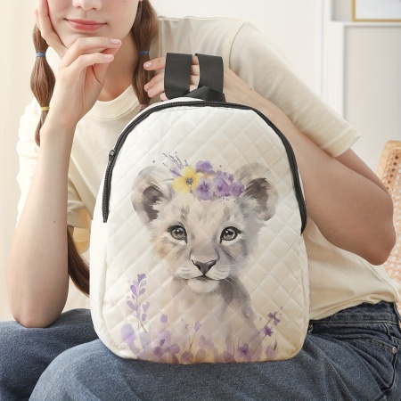 Rucsac damă Leona cu model Leu – Stil casual și adorabil, TMKM748621 - Img 2