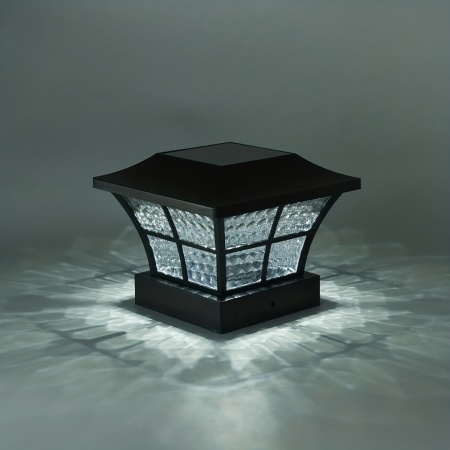 Set 2 lămpi solare LED pentru capăt de stâlp – Iluminat decorativ și funcțional pentru grădină, TMDK48239 - Img 7