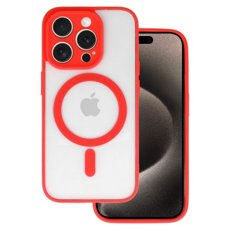 Acrylic Color Magsafe Case for Iphone 16 Pro Max red, POK062716